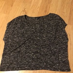 American Eagle grey marbled shirt